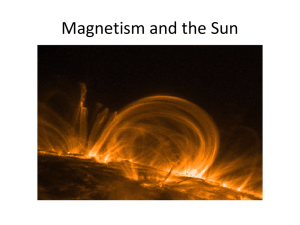 Sun`s Magnetism - Mentor Public Schools