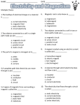 Electricity and Magnetism