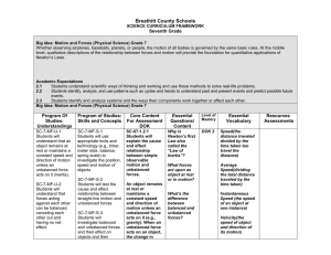 science curriculum framework