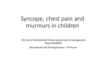 Syncope and chest pain
