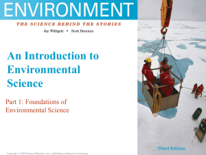 1 Introduction to Environemntal Science