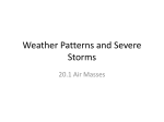 Weather Patterns and Severe Storms