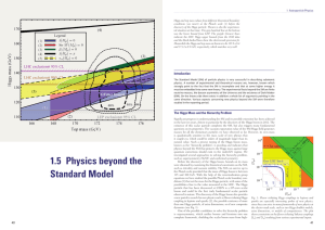 1.5 physics beyond the Standard Model