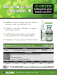 IC-Green® (indocyanine green for injection, USP)