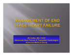 Management of End Stage Heart Failure