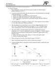 PROBLEM SET Electric Potential and Capacitance