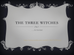 The Three Witches - studentteacherspring2012