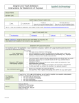Applicant Statement of Purpose Form