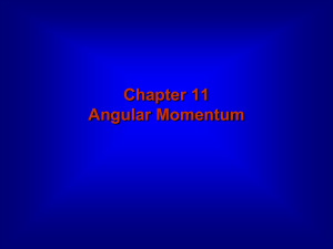 V. Angular momentum