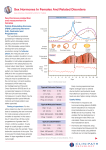 Sex Hormones In Females And Related Disorders