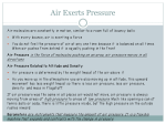 Air Exerts Pressure