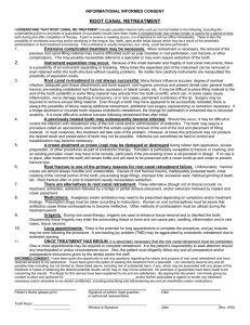 Root Canal Retreatment - Michael Tribe Dentistry
