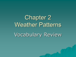 Chapter 2 Weather Patterns