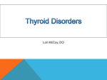 Disorders of Thyroid Function
