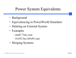 Equivalent - PowerWorld