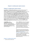 Chapter 11 cardiovascular system answers