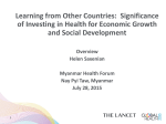 Significance of Investing in Health for Economic Growth and Social