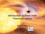 Introduction to Black Hole Thermodynamics