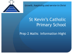 Maths Presentation - St Kevin`s Primary School