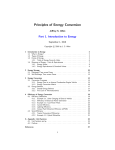 Principles of Energy Conversion