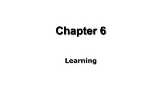 Chap 6 Learning
