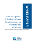 White Paper_Orthodontic Career Considerations for Residents and