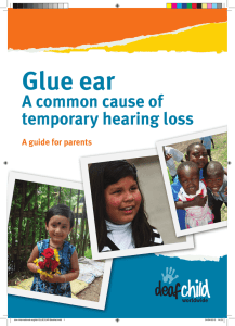 A common cause of temporary hearing loss