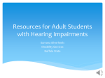 Resources for Adult Students with Hearing Impairments