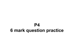B2 6 mark question practice