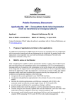 Public Summary Document - April 2015 - Word 274 KB