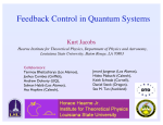 Feedback Control in Quantum Systems