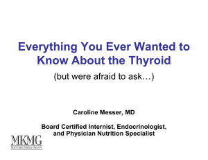 Everything You Ever Wanted to Know About the Thyroid