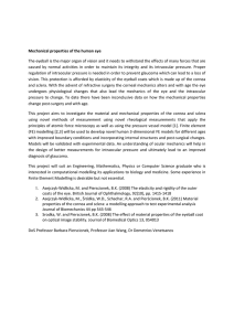 Mechanical properties of the human eye