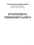 Thermodynamics - St. Aloysius Institute of Technology, Jabalpur