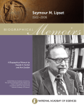 Seymour M. Lipset - National Academy of Sciences