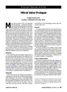 Mitral Valve Prolapse