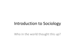 Introduction to Sociology - Miami Killian Senior High School