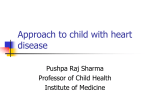 Approach to an infant with cyanotic heart disease