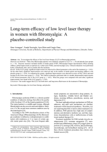 Long-term efficacy of low level laser therapy in women with