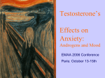 Testosterone`s Effects on Anxiety
