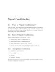 Signal Conditioning