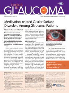 Medication-related Ocular Surface Disorders Among Glaucoma
