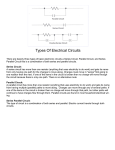 Types Of Electrical Circuits