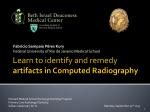 Learn to identify and remedy artifacts in Computed Radiography
