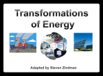 Transformations of Energy