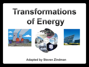 Transformations of Energy
