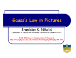 Gauss`s Law in Pictures - Department of Physics and Astronomy