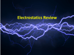 Electrostatics Review What is the charge of one electron?