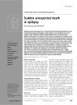 Sudden unexpected death in epilepsy