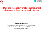 4DCT And Respiratory Motion Management Strategies In Lung